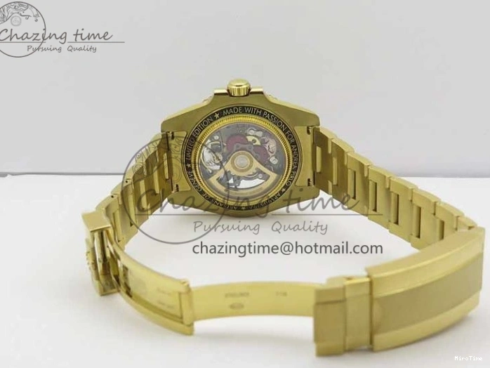 MiroTime 0214 Popular Andrea Pirlo Project Skeleton Submariner YG VRF Best Edition on YG Bracelet SA 2981